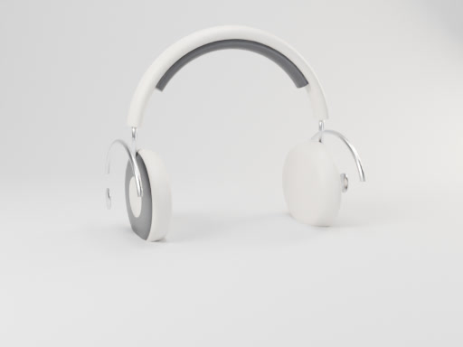 White over-ear headphones